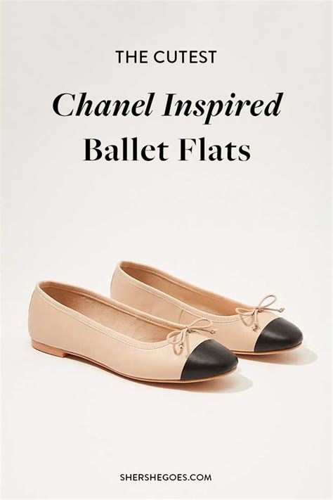 chanel dupe flat|chanel look alike ballet flats.